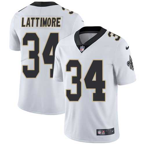 Nike New Orleans Saints #34 Marshon Lattimore White NFL Vapor Untouchable Limited Jersey,We sell and wholesale Nike New Orleans Saints #34 Marshon Lattimore White NFL Vapor Untouchable Limited Jersey on line form chian!
